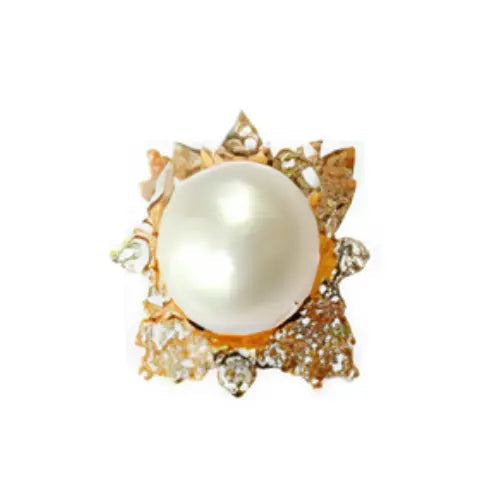 PIN'S PERLES METAL