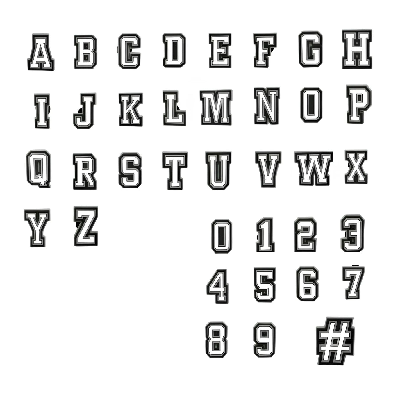 PIN'S LETTRES & CHIFFRES